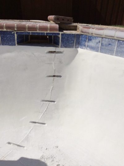 Gunite Pool Crack Repairs