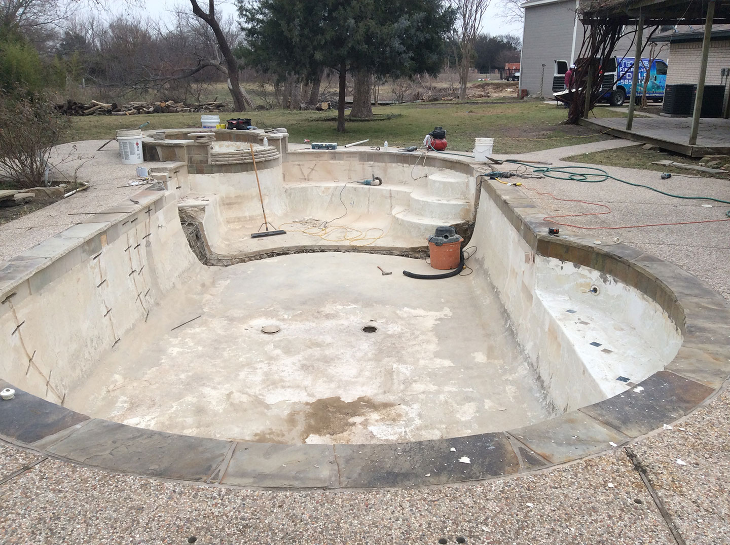 Pool Structural Crack Repairs